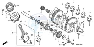 CBR1000RRA UK - (E / MKH) drawing CRANKSHAFT/PISTON