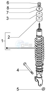 Liberty 50 4t RST Delivery drawing Rear Damper