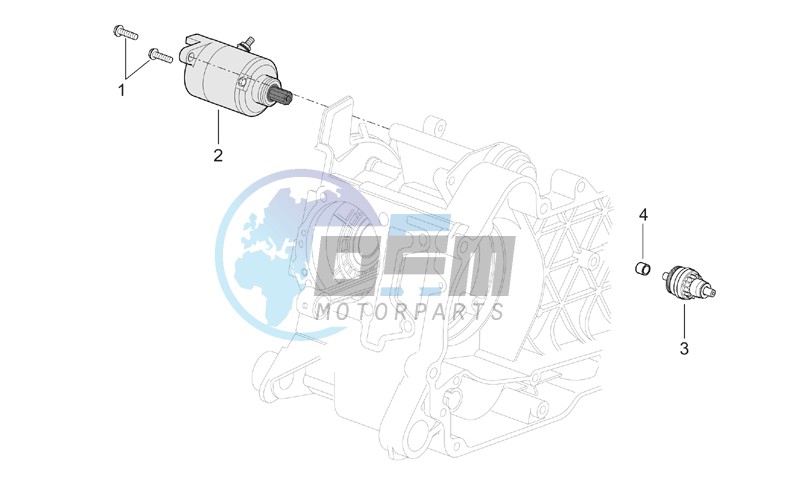 Starter motor - Ignition unit