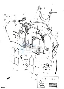 RM250 (E-F) drawing RADIATOR