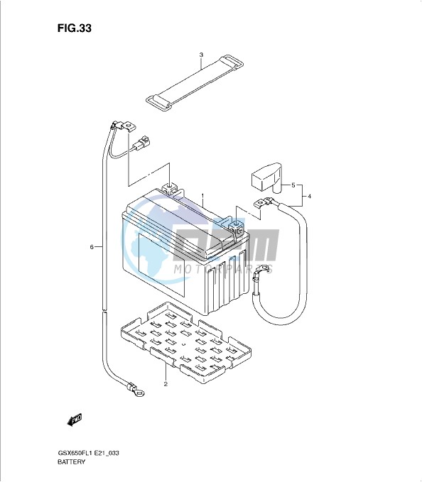 BATTERY (GSX650FL1 E24)