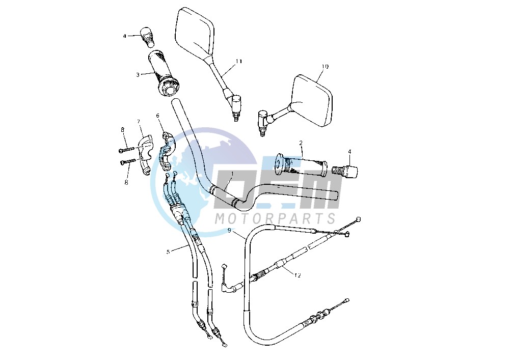 STEERING HANDLE -CABLE