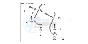 SRX50 drawing LEG SHIELD PIPE