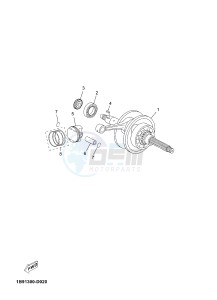 YP125RA (ABS) X-MAX125 ABS X-MAX125 ABS (2ABE) drawing CRANKSHAFT & PISTON