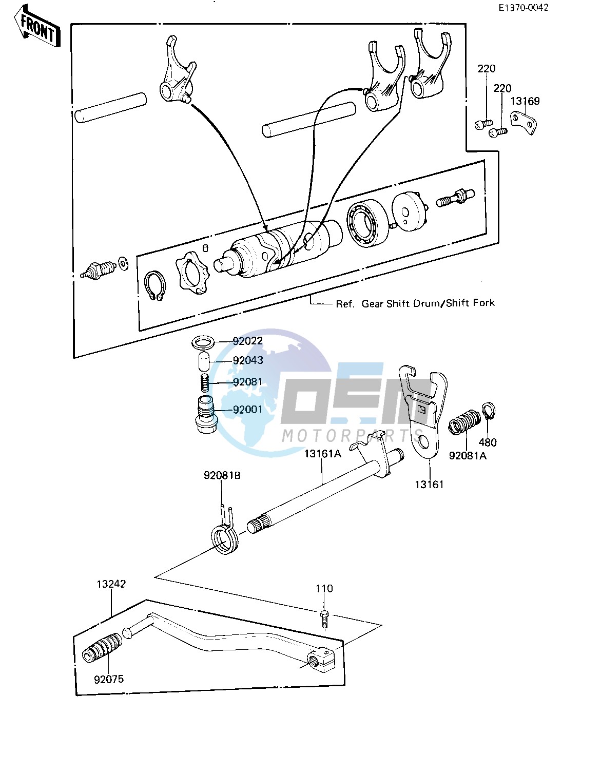 GEAR CHANGE MECHANISM