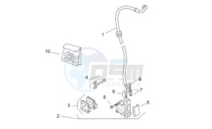 SR 50 H2O Di-Tech e2 drawing Front brake caliper