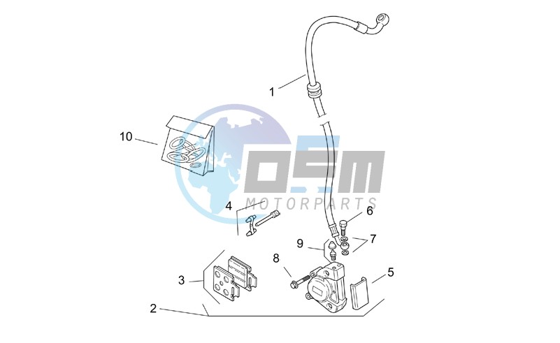 Front brake caliper