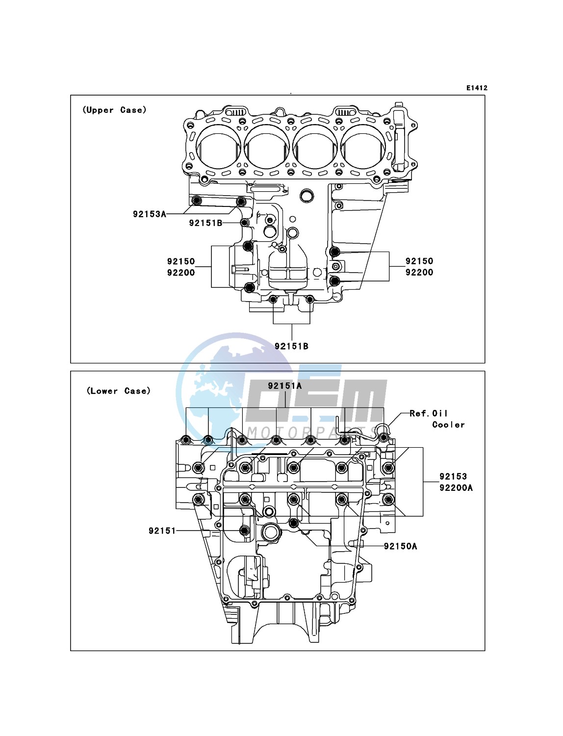 Crankcase Bolt Pattern