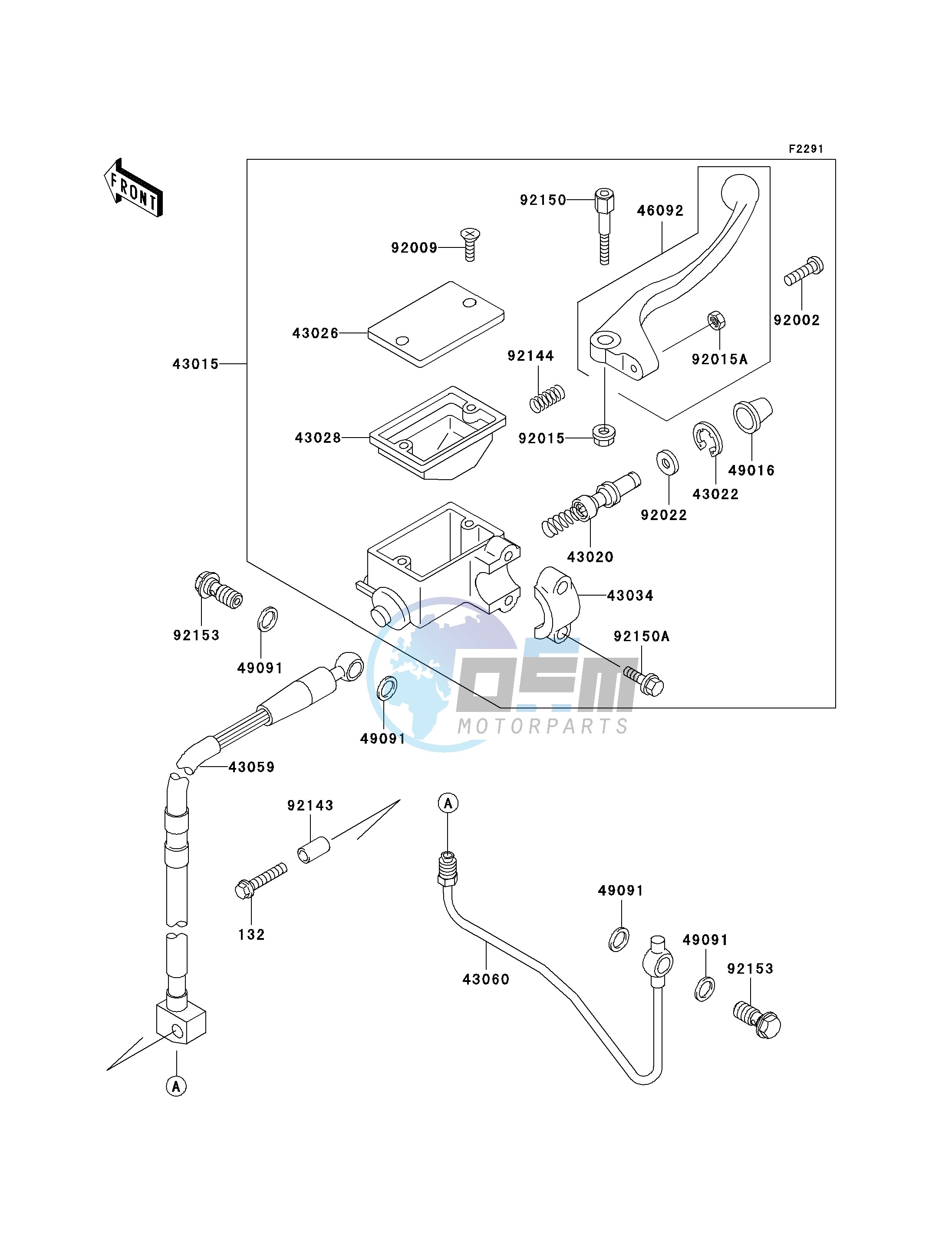 FRONT MASTER CYLINDER