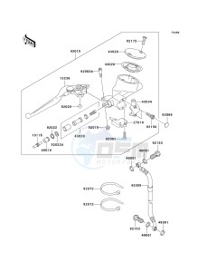 VN 1500 B [VULCAN 88 SE] (B1-B3) N8F drawing CLUTCH MASTER CYLINDER