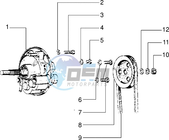 Rear hub