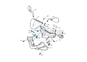 YQ AEROX 100 drawing COWLING MY02