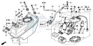 ST1300A drawing FUEL PUMP