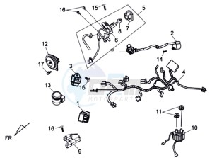 JET 4 50cc 45KMH drawing WIRING HARNASS