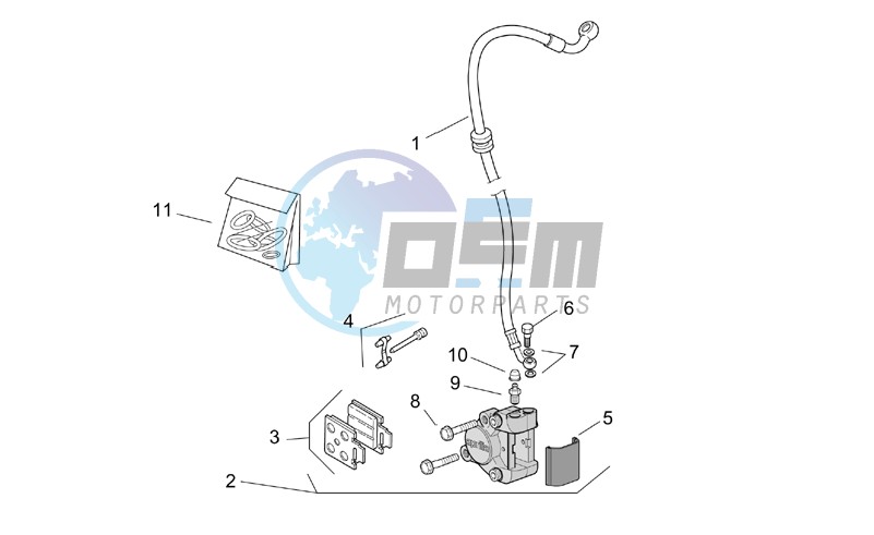 Front brake caliper