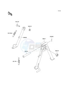 BR 125 B [WIND 125] (B2) B2 drawing STAND-- S- -