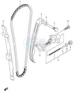 LT-Z250 (E19) drawing CAM CHAIN