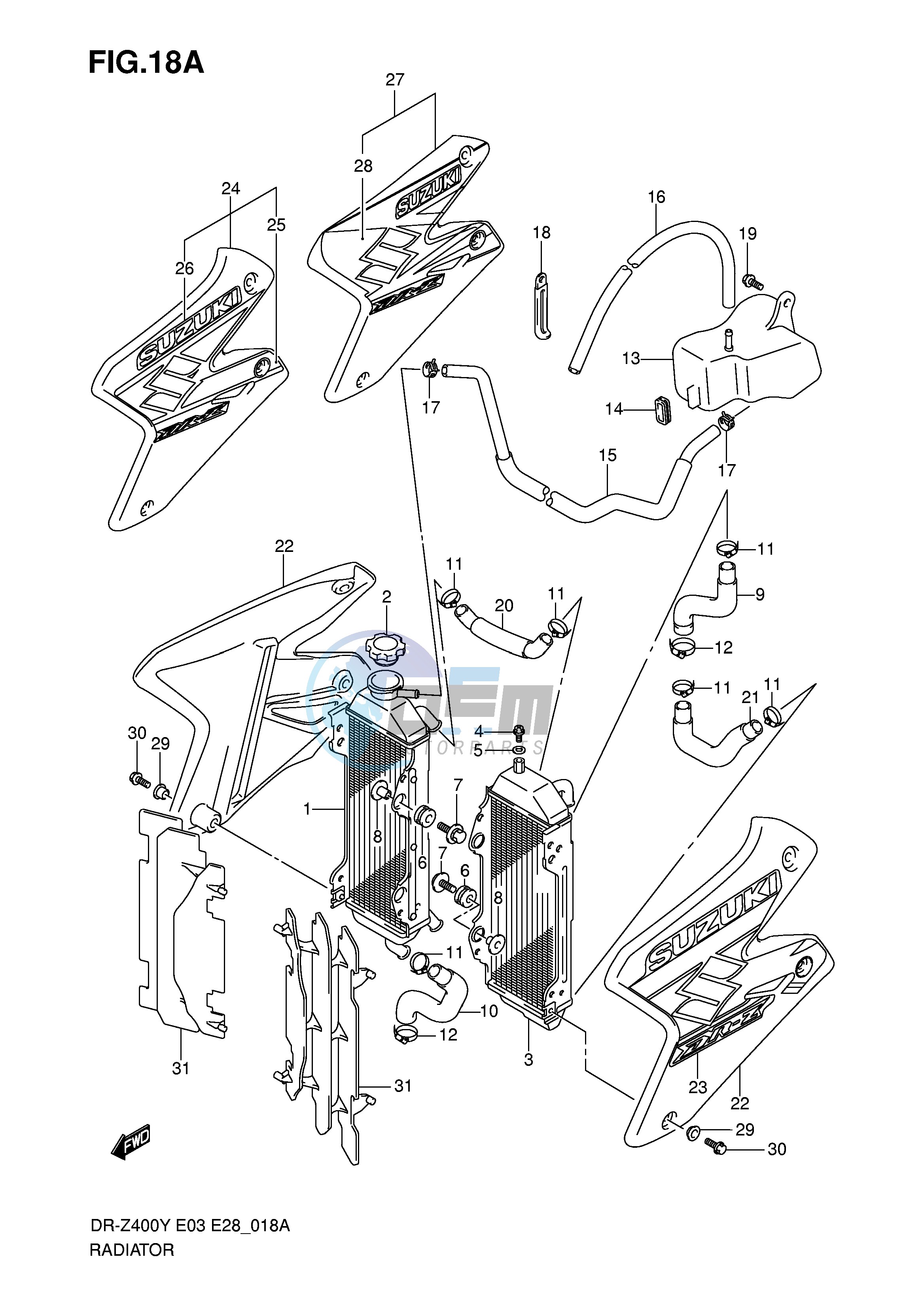 RADIATOR (MODEL K2 K3 K4)