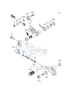 Z250SL_ABS BR250FFS XX (EU ME A(FRICA) drawing Gear Change Mechanism