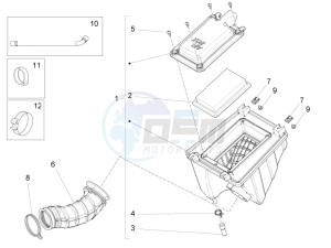 RS 125 RS 4T E4 ABS (EMEA) drawing Air box