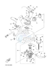 YP400RA X-MAX 400 ABS X-MAX (1SDA 1SDA 1SDA 1SDA) drawing INTAKE