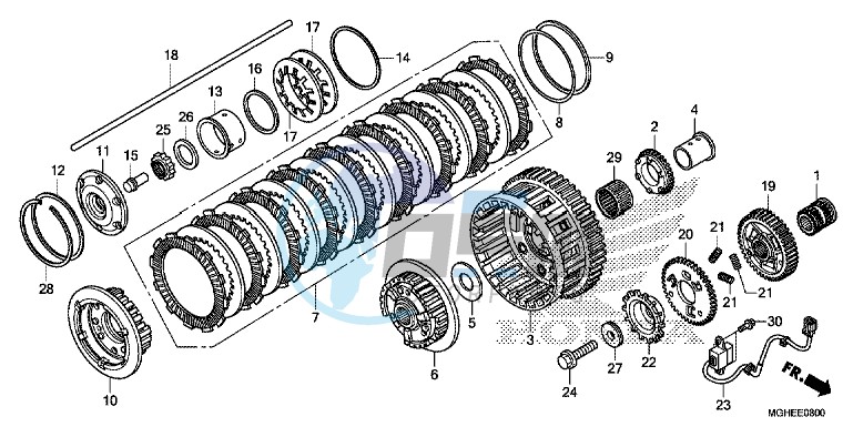 CLUTCH (VFR1200X/XA/XL)