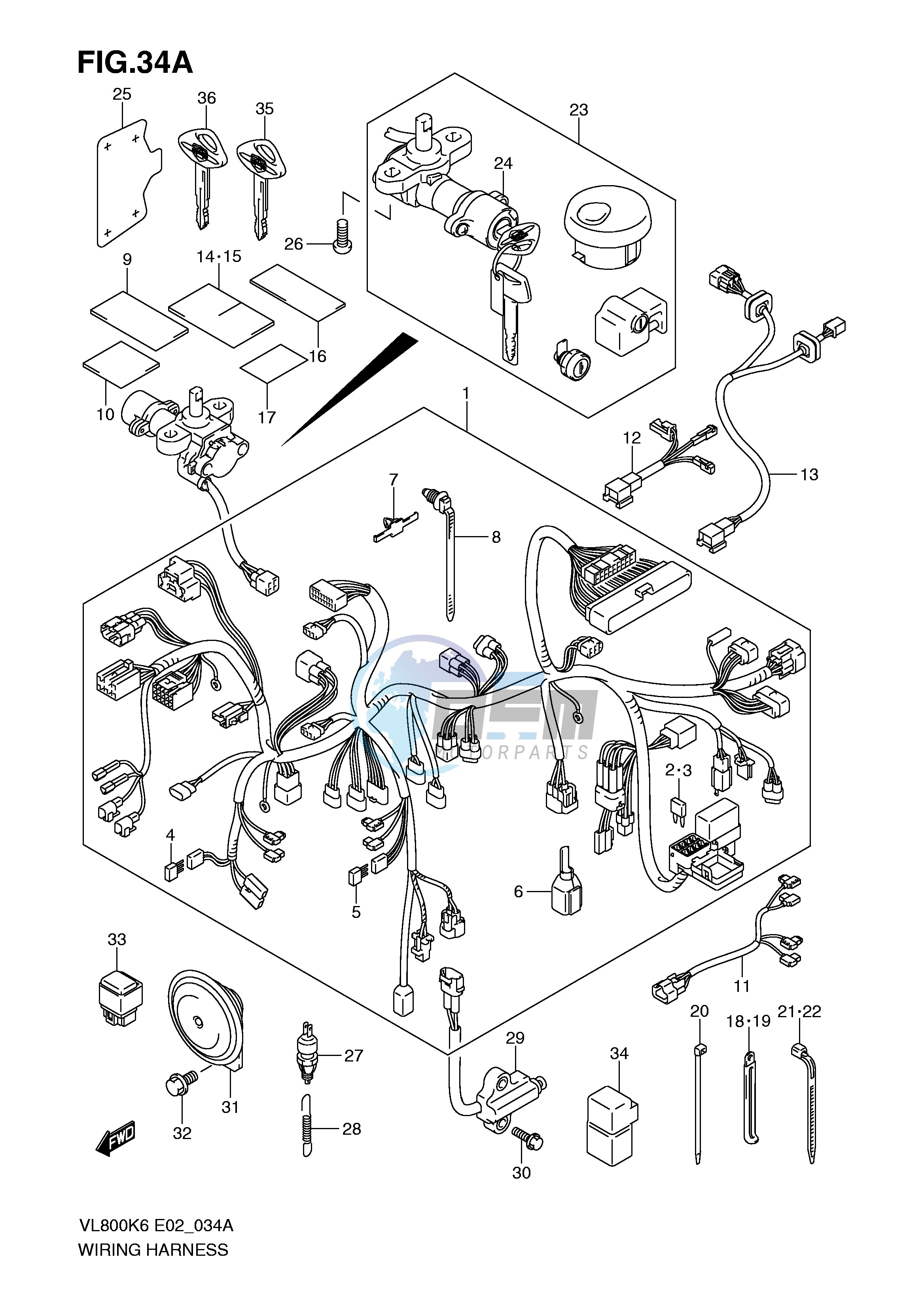 WIRING HARNESS (MODEL K9 L0)