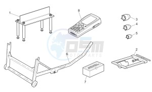 V 11 Cafe Ballabio 1100 drawing Specific tools I