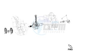 SENDA DRD MOTARD - 125 CC drawing CRANKSHAFT