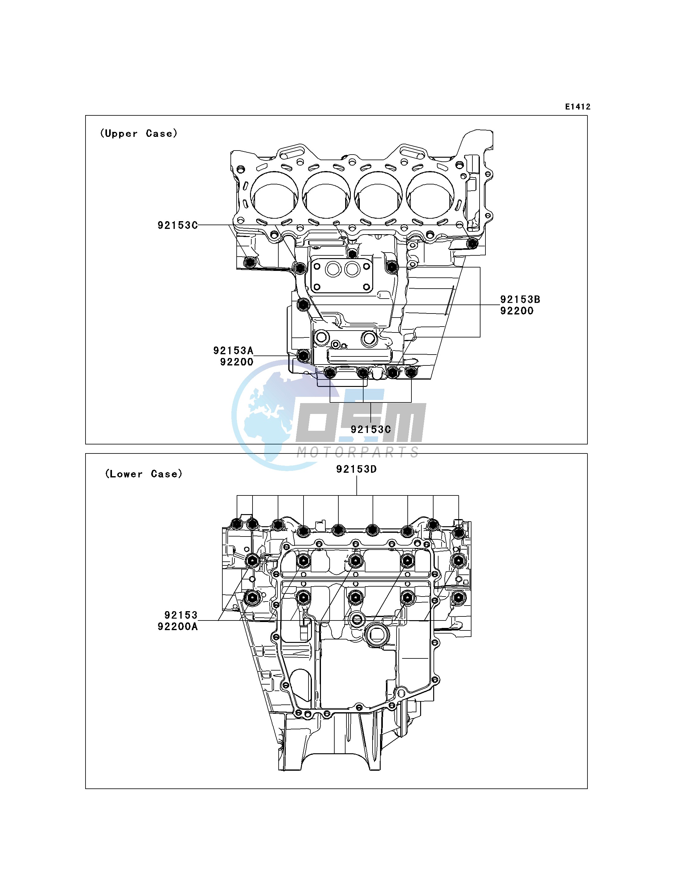 CRANKCASE BOLT PATTERN