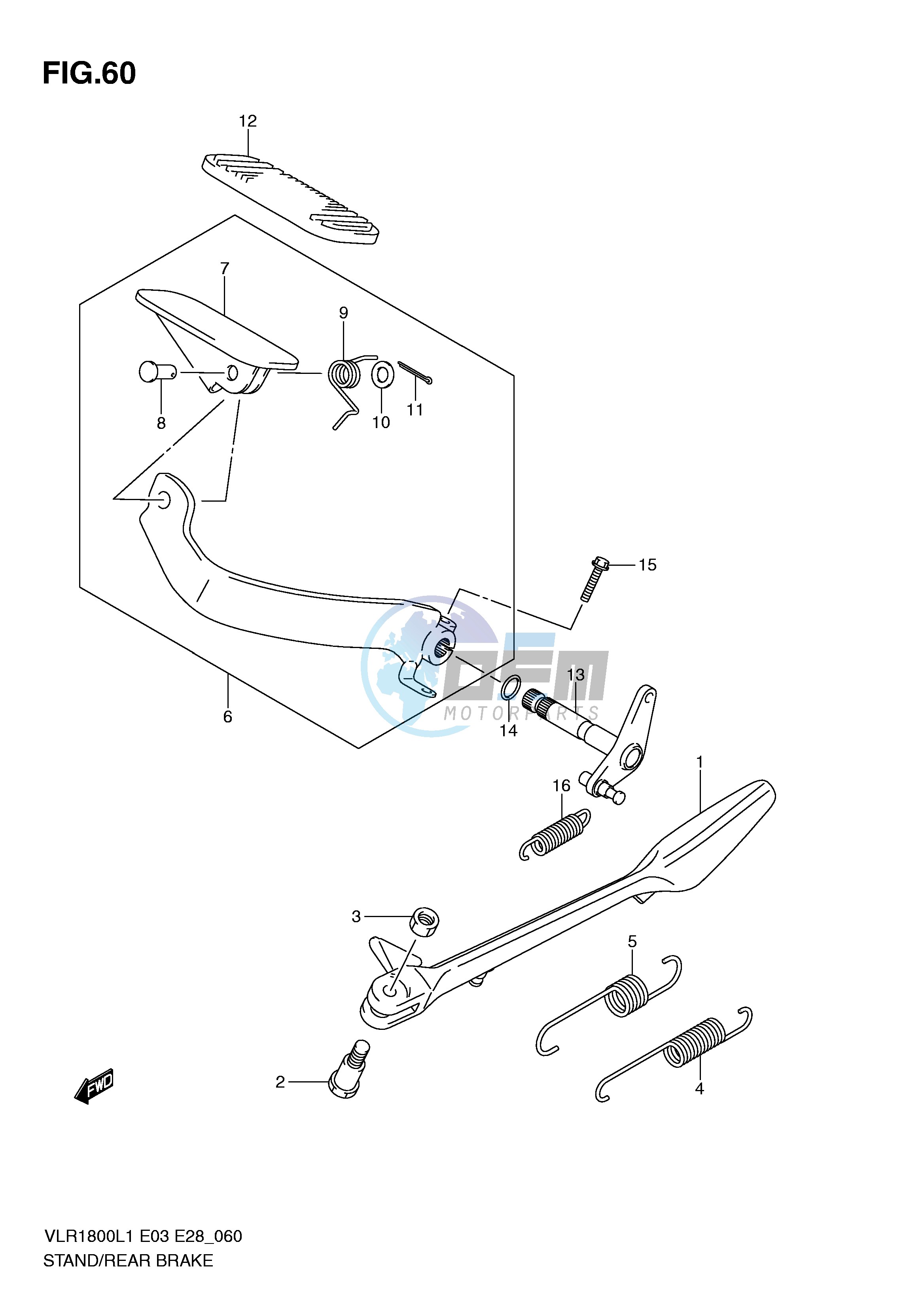 STAND-REAR BRAKE