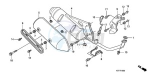 SH1259 UK - (E) drawing EXHAUST MUFFLER