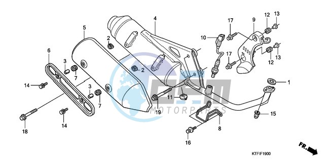 EXHAUST MUFFLER