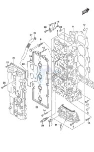 DF 150AP drawing Cylinder Head