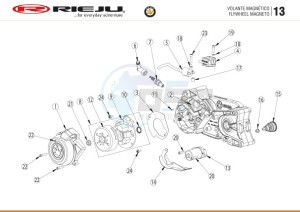 BYE-BIKE-EURO4-BLACK 50 drawing MAGNETIC - FLYWHEEL