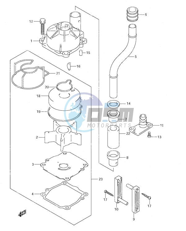 Water Pump (S/N 681518 & Newer)