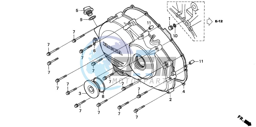 RIGHT CRANKCASE COVER