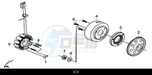 JOYRIDE 300 16 (LJ30W2-EU) (M2) drawing FLYWHEEL - STATOR