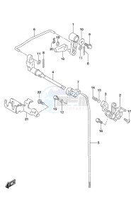 DF 20A drawing Clutch Rod Remote Control