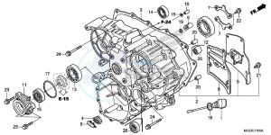 GL1800BF F6B Bagger - GL1800BF UK - (E) drawing REAR CASE