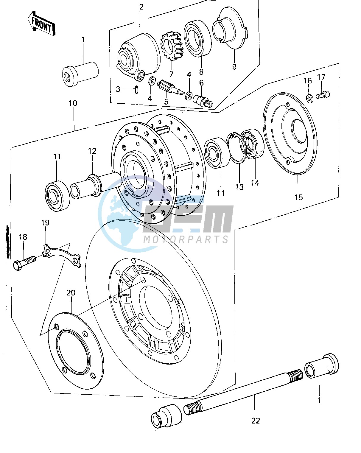 FRONT HUB