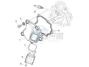 Granturismo 200 L drawing Cylinder head cover