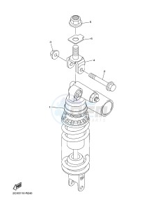 YZF-R6 600 R6 (2CXR) drawing REAR SUSPENSION