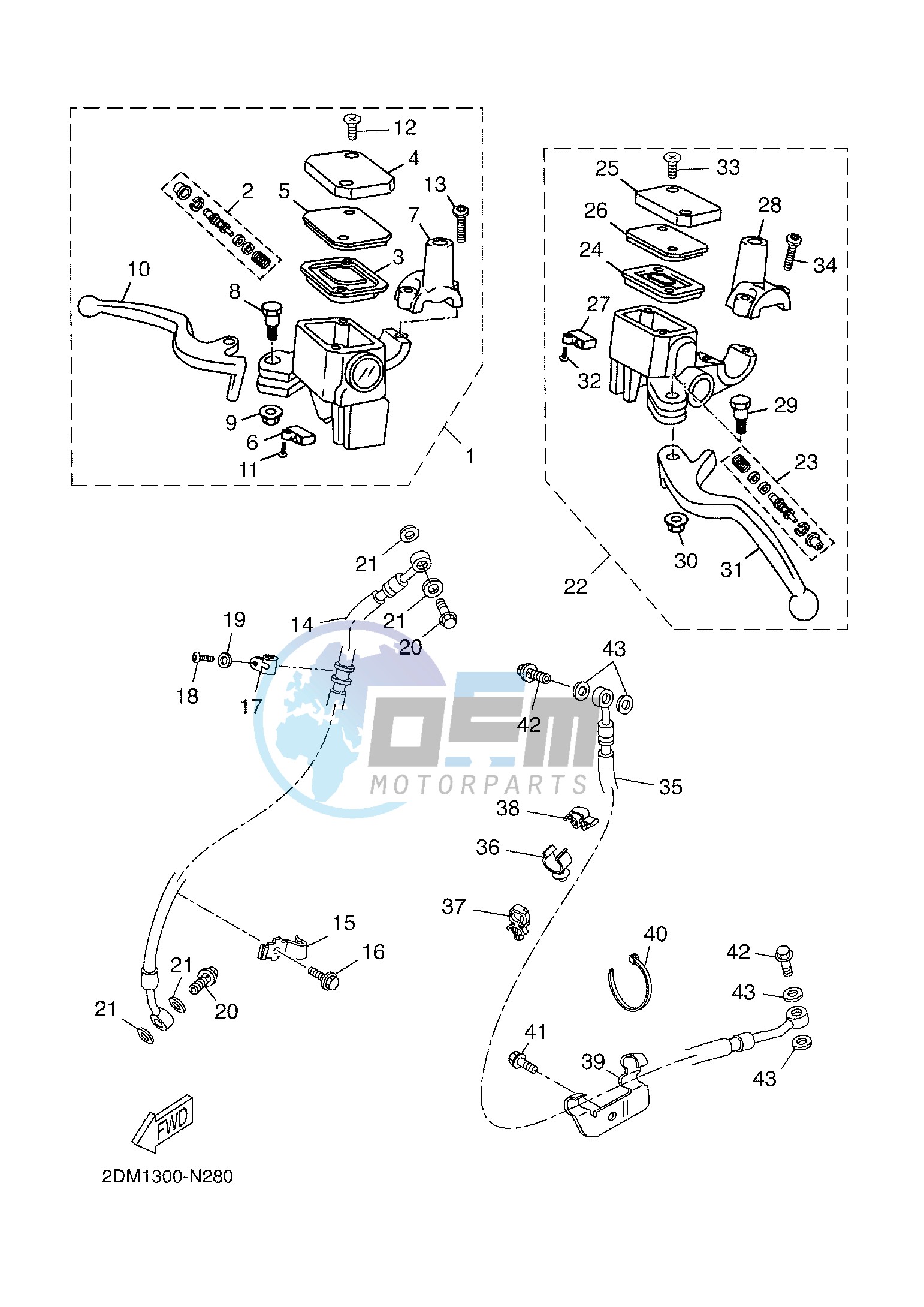 FRONT MASTER CYLINDER