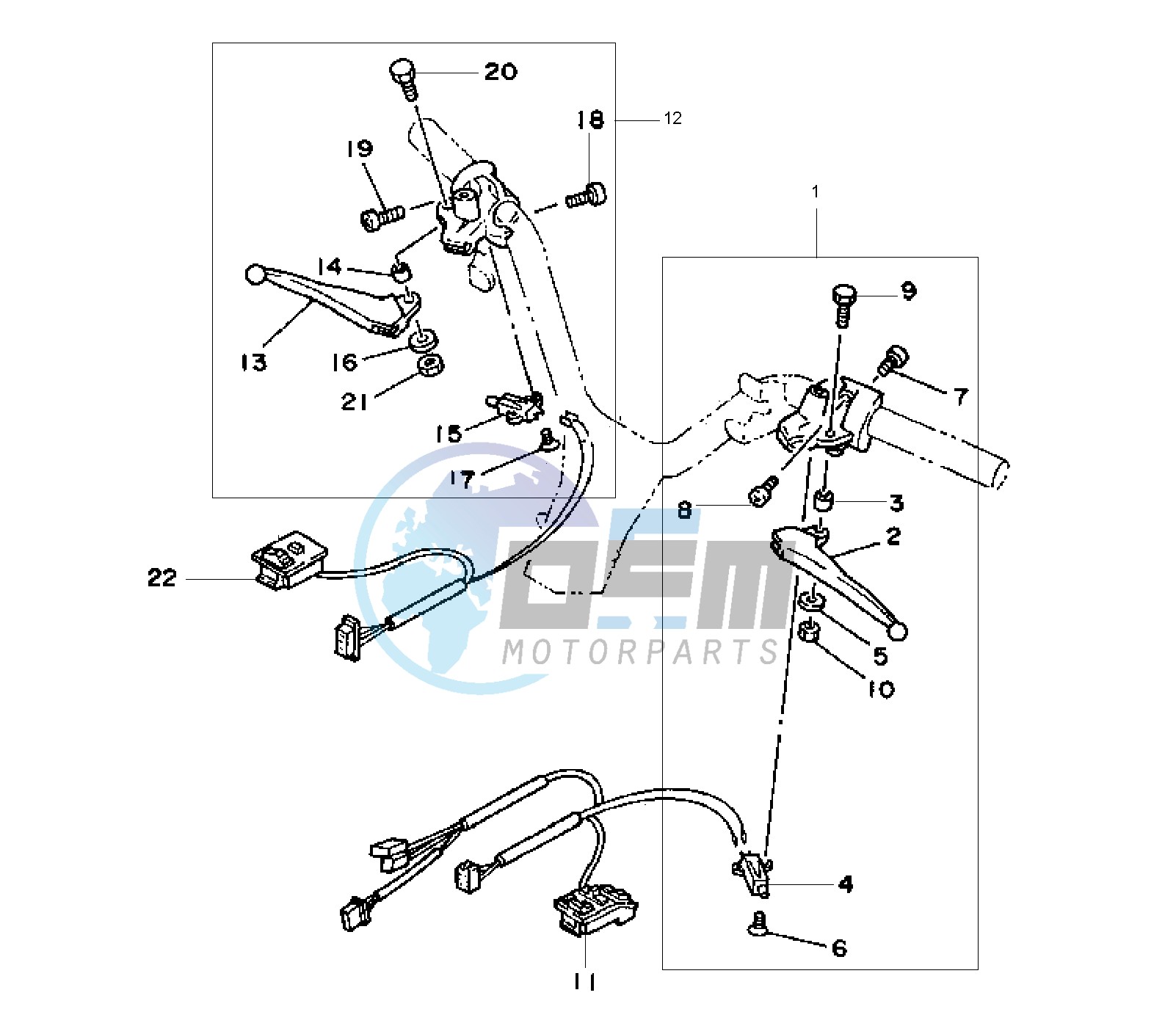 HANDLE SWITCH AND LEVER