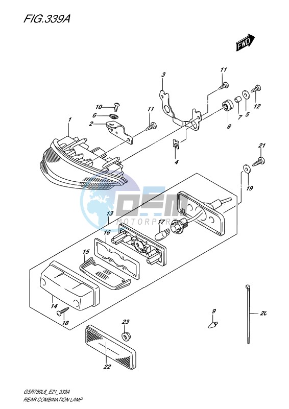 REAR COMBINATION LAMP