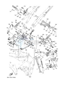 MTN1000 MT-10 MT-10 (B677) drawing STAND & FOOTREST