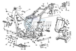 SUPERCITY 125 drawing FRAME