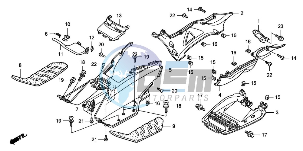 FLOOR STEP/UNDER COVER