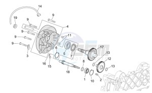 Scarabeo 50 4t 2v e2 drawing Transmission